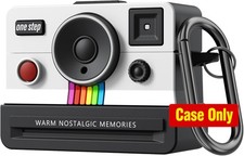 Retro Camera Design Case for AirPods Pro 3, 2025 Silicone Cover, Full Protection