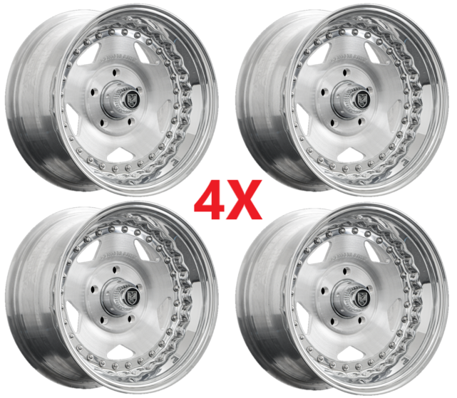 2-15X4 2-15X8 CENTERLINE CONVO PRO WHEELS 5X4.75 5x120.65 DRAG