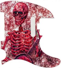 Battipenna per chitarra Fender Telecaster 8 fori ELITE Blood n' Bones Banjo