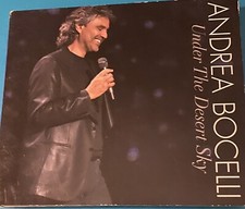 ANDREA BOCELLI: Under the Desert Sky; LN CD & DVD Free Shipping