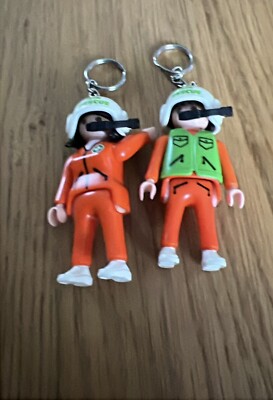 Playmobil Schlüsselanhänger Rescue Pilot Co Pilotin Set