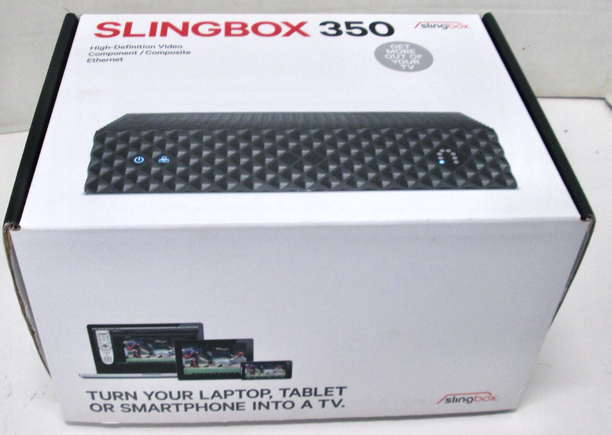 SlingBox 350 - SB350 - Black 1920x1080 Digital HD Media Streamer