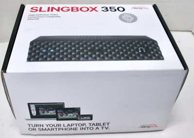 SlingBox 350 - SB350 - Black 1920x1080 Digital HD Media Streamer