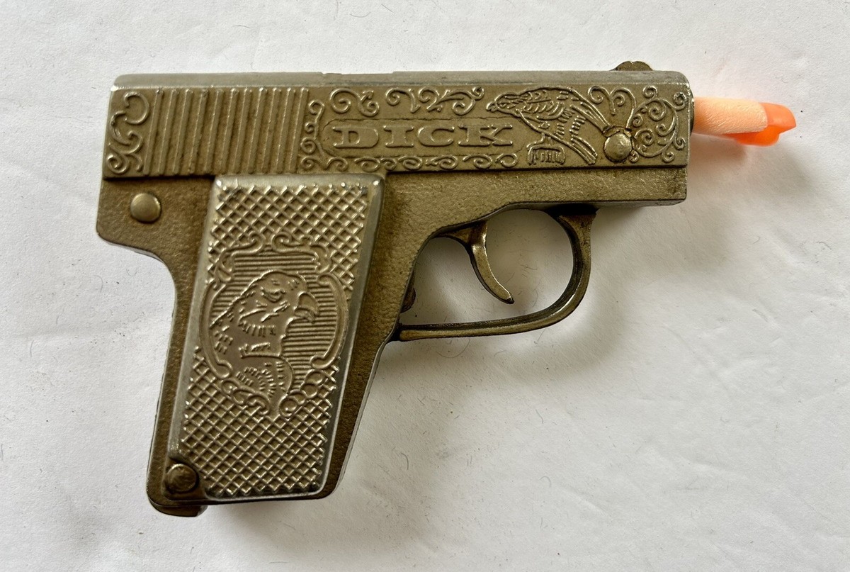 Vintage HUBLEY DICK TRACY Toy Metal Cap Gun Pistol | eBay