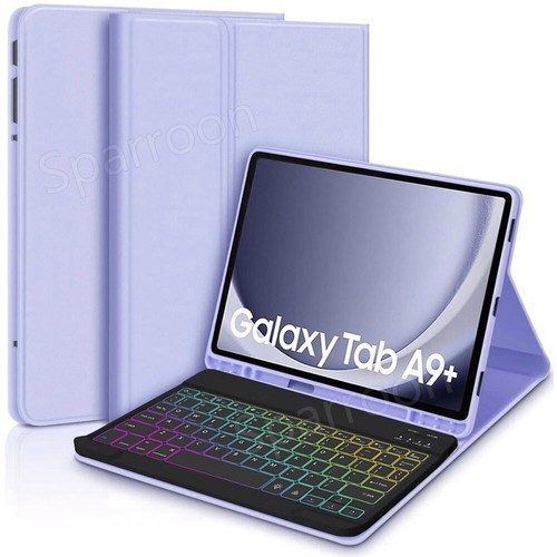 For Samsung Galaxy Tab A9 Plus 11" 2023 Tablet Smart Case Backlit Keyboard Mouse - 第 35/56 張圖片