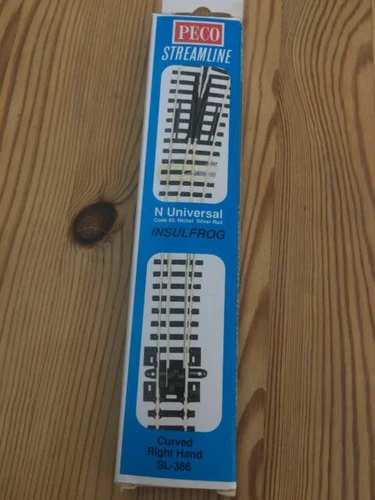 Switch Left N Model Railway Train Track Vintageless