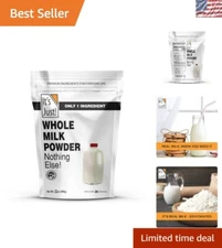 Versatile Whole Milk Powder, 32oz - Creamy Texture, Ideal for Travel & Storage