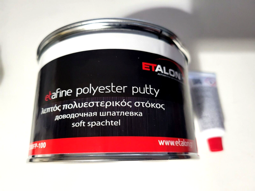 🎖🎖2X 35.27oz ETALON- Icing Auto Body Extra Fine Finishing Putty-WHITE HARDNER  - Foto 1 di 6