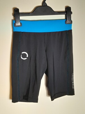 Zone0 Damen Compression schwarze Shorts zum Laufen Radfahren Aktivbekleidung Größe XS