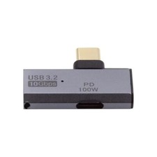10Gbps USB-C Type-C 1-to-2 USB-C Female OTG 100W PD Power Adapter for Lapto...
