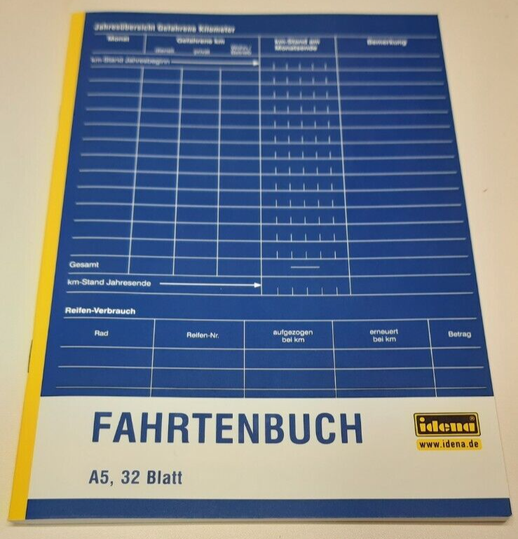 5 Idena Fahrtenbuch Fahrtenbücher A5 32 Blatt Formularbuch online kaufen