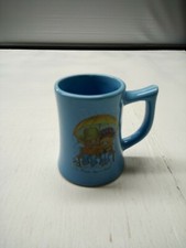 Vintage Blue 14oz Coffee Mug Friends Rain or Shine Made in the USA