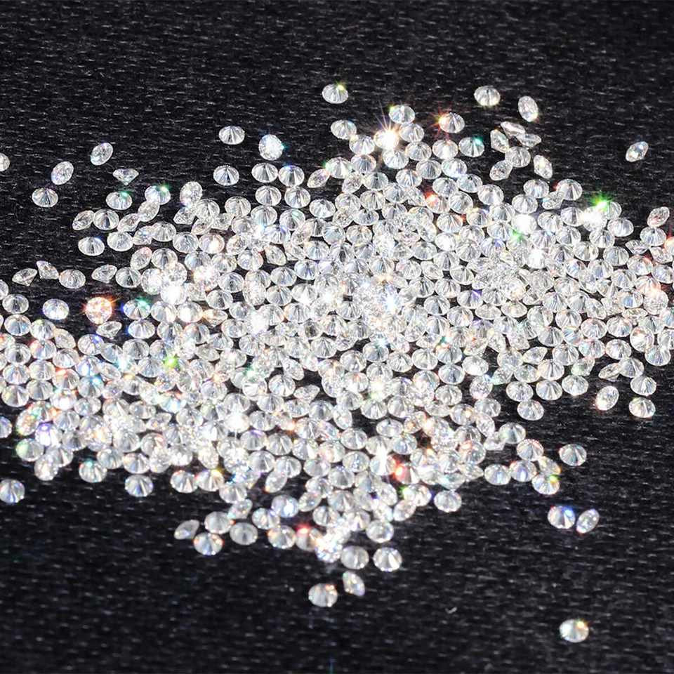 Lab Grown CVD Diamond 2.25 mm SI1 Clarity DEF Color 1 Ct. 25 Pcs Lot CVD/HPHT - Image 3 of 4