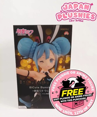 Hatsune Miku biCute Hasen Figur Wink Ver Figur Toreba Japan Anime FuRyu NEU