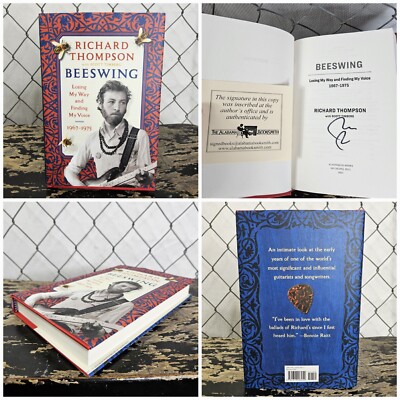 SIGNED Beeswing by Richard Thompson (2021, Hardcover) First Edition