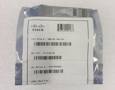 Genuine NEW Cisco ONS-XC-10G-I2 OC-192/STM-64 intermediate-reach XFP Optics V02