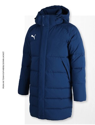 Puma Men KK Team-cup Down Padding Jacket Blue Winter Coat Top Padded 93271403