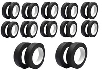 24 Rolls 66 yd Each Black,1 Inch Masking Tape General Purpose Painters