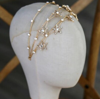 celestial bridal headpiece