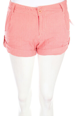 3 SUISSES Shorts Cotton Stripes F 36 = D 34 red