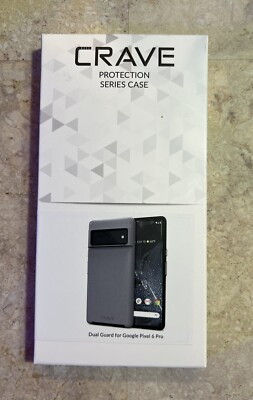 Google Pixel 6 Pro Crave Protection Series Case, Silver. New In Box.