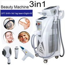 3IN1 OPT IPL RF Tattoo Hair Removal ND YAG Laser RF Skin Rejuvenation Machine