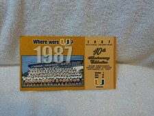 Miami Hurricanes Football Where Were U? 1987 Anniversary Celebration 9/27/97