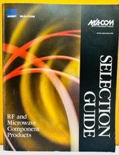 MA-Com 1999 RF & Microwave Component Products Selection Guide Catalog.