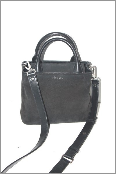 Sac Claudie Pierlot Anouck En Velours Noir - Bon état - Quelques Traces - Sac Bandoulière