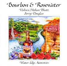 VISHWA MOHAN BHATT - Bourbon & Rosewater - Jerry Douglas - VG+ CD $4.95