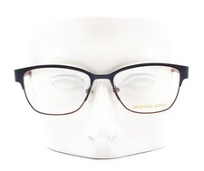 Michael Kors MK 348 429 Eyeglasses Glasses Matte Navy Blue on Red 52-16-135