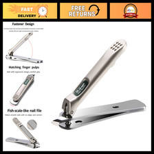 Stainless Steel Nail Clippers  Cuticle Cutter - Sharp, Durable, Medical Grade T