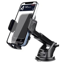 Universal Car Phone Mount, Dashboard Suction Cup Holder for Mobile Devices