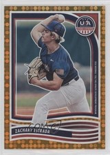 2024 Panini Stars and Stripes Orange 42/75 Zachary Estrada #113 0a3