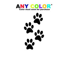 Paw Print Vinyl Decal  Pet Lover Sticker  Car Window Decal  Dog Cat Memorial