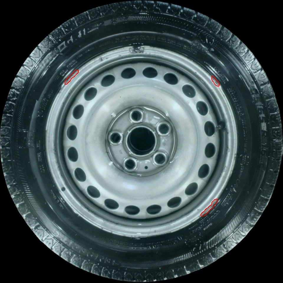 205/65 R16 Winterreifen VW T5/T6 MULTIVAN 16 Zoll Stahlfelgen Komplettsatz 4-6mm - Bild 4 von 4