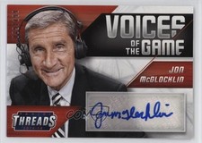 2014-15 Panini Threads Voices of the Game 89/199 Jon McGlocklin #16 Auto p8v