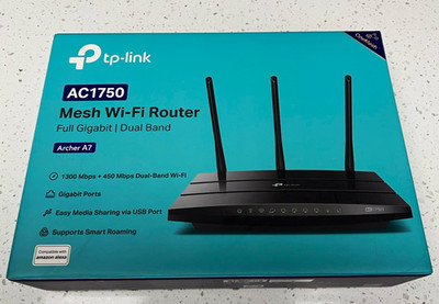 TP-LINK Archer A7 AC1750 Dual-Band Mesh Wi-Fi Router Full Gigabit USB