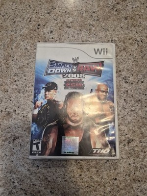THQ WWE SmackDown vs. Raw 2008 ECW Nintendo Wii Sports Manual Multiplayer