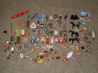 Playmobil Large Lot Mixed Vtg 200+ pc Animals Knights Pirates Horses Accessories