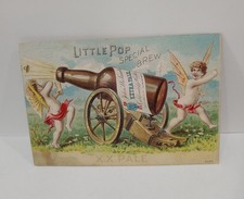 San Francisco Little Pop John Weiland Trade Card Western Beer Bottle Go With