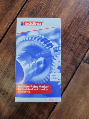 Edding 8750 Industrie Lackmarker Kugelspitze (10er Pack) weiß 4-8750049