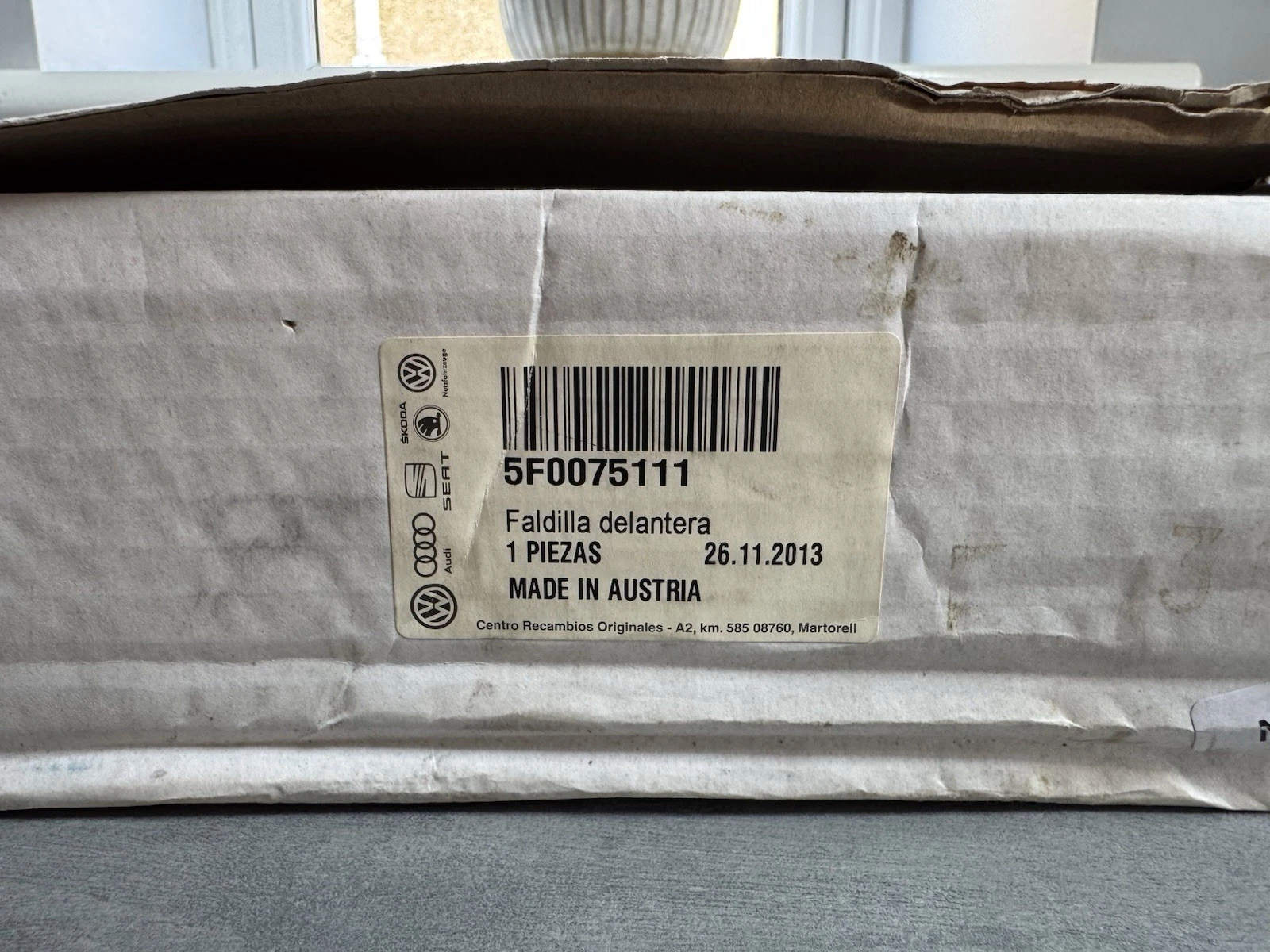 Genuine Seat Leon 2017 - 2020 Front Mudflaps Set 5F0075111 Brand New In Box 2