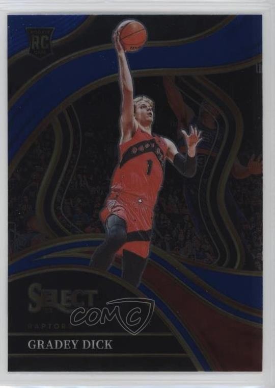 2023-24 Panini Select Courtside Blue Gradey Dick #287 07sf