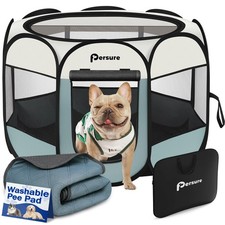 Dog Cat Playpen Indoor Outdoor for Puppy Pet Dogs Cat Recovery After Surgery,...