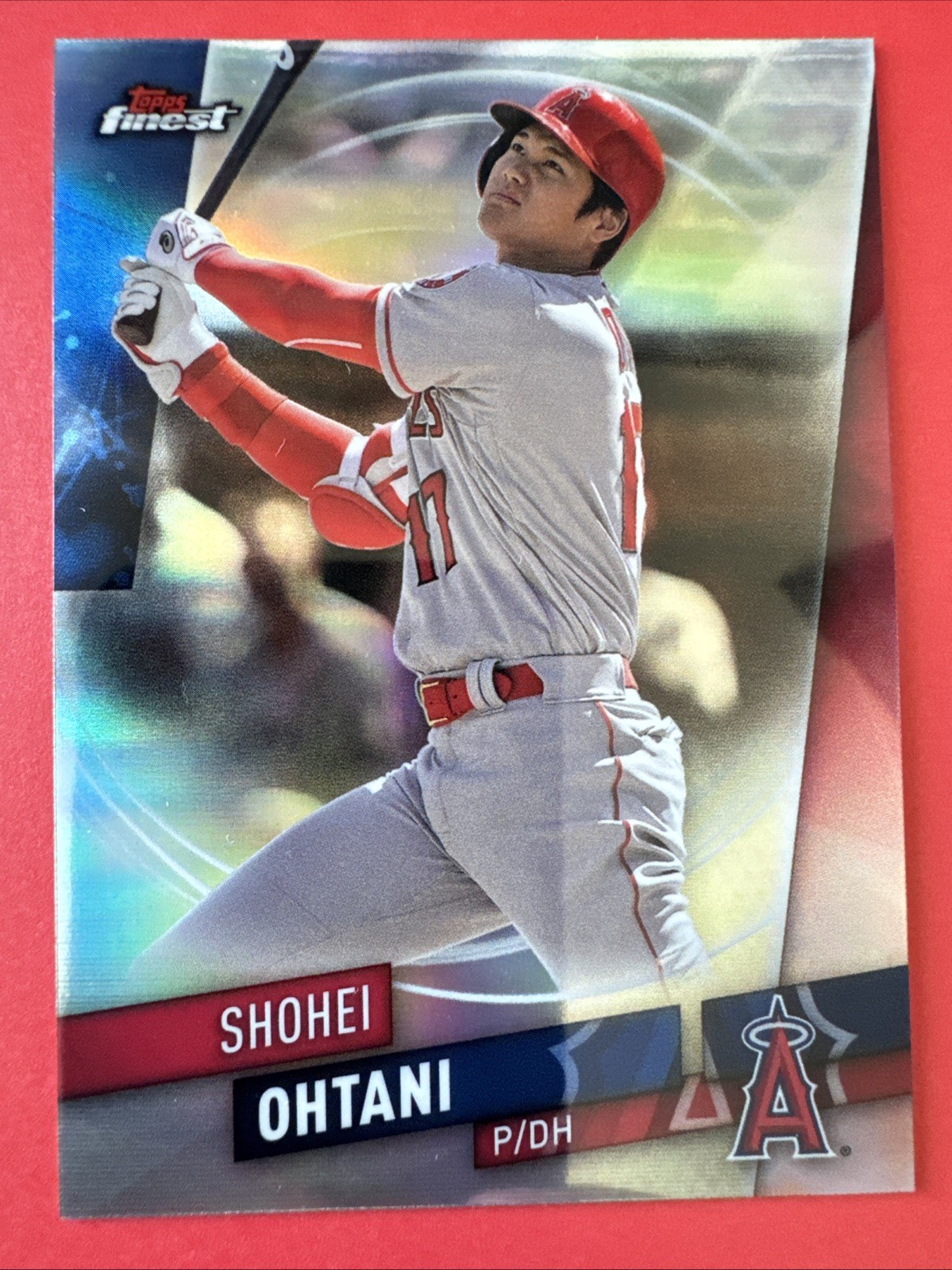 2019 Topps Finest Shohei Ohtani #100 Refractor Los Angeles Angels 👼