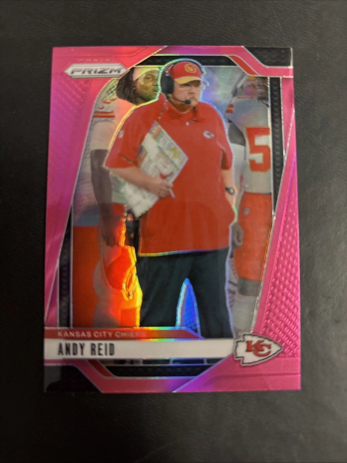 Andy Reid 2024 Panini Prizm #145 Pink