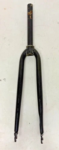 Black CrMo Disc Brake 700C Rigid Fork 215mm 1-1/8" Threadless Steerer Tube