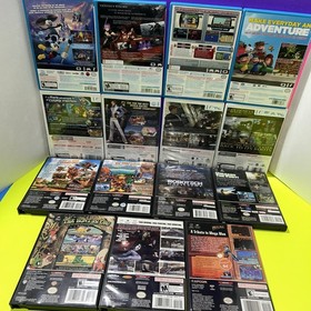 Nintendo Gamecube Wii & Wii U Game Lot Mega Man Nes Remix Super Mario Galaxy