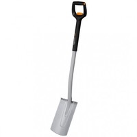 Fiskars Teleskop-Spaten Rund Xact